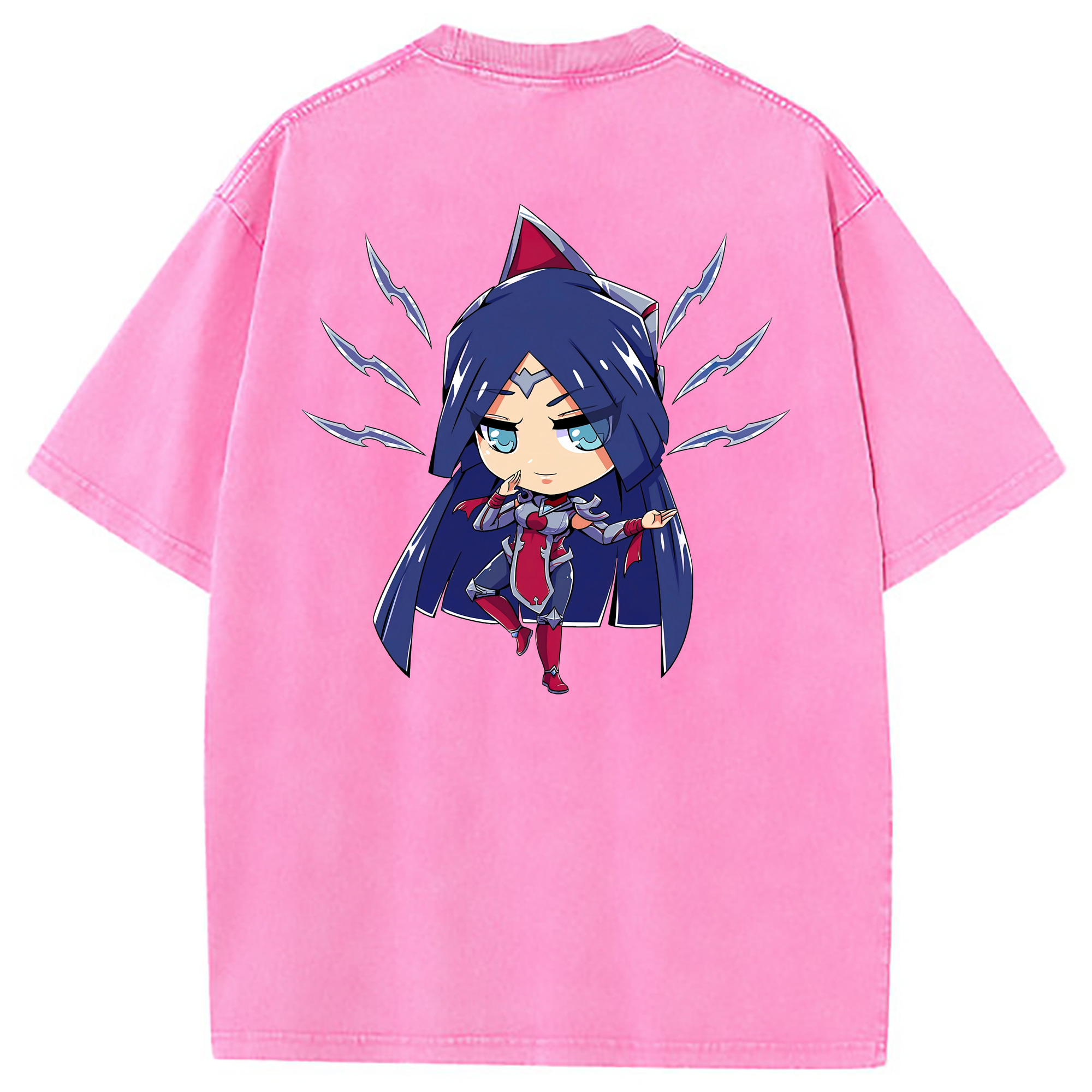 （画像用） リーグ・オブ・レジェンド League of Legends LOL 綿100% ヴィンテージ風 半袖Tシャツ（背面プリント）